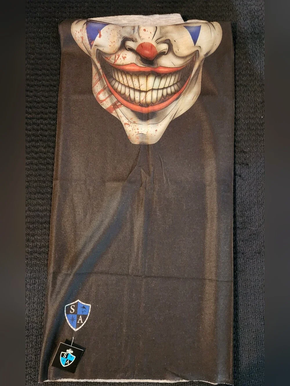 Set Of 5 Joker Face SA Neck Gaiters Face Shields Bandanas Fishing Must Have NEW